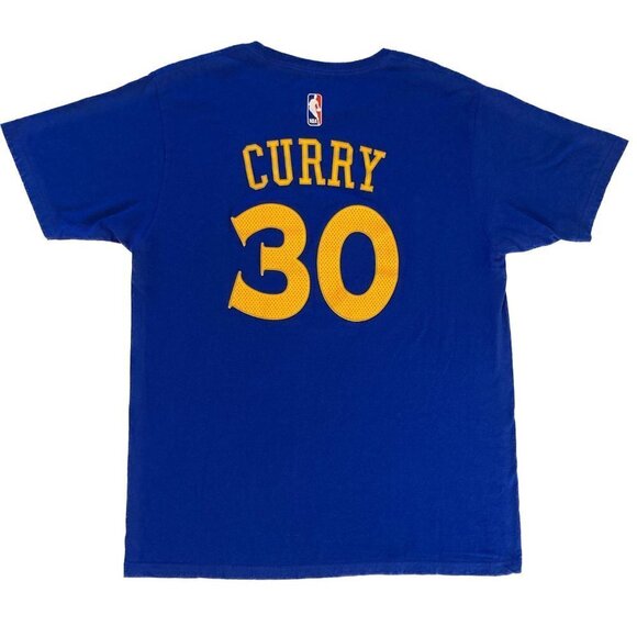 Adidas Steph Curry Golden State Warriors No. 30 T-shirt Size Large - Picture 4 of 6
